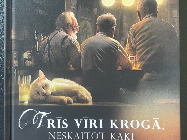 Trīs vīri krogā neskaitot kaķi