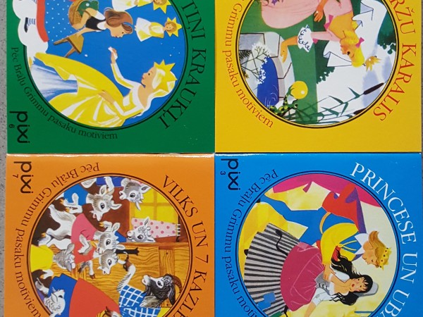 Pēc Brāļu Grimmu Pasaku Motīviem 1,2,3,4,5,6,7,8. (PIRMSKOLAS VECUMA BĒRNIEM)