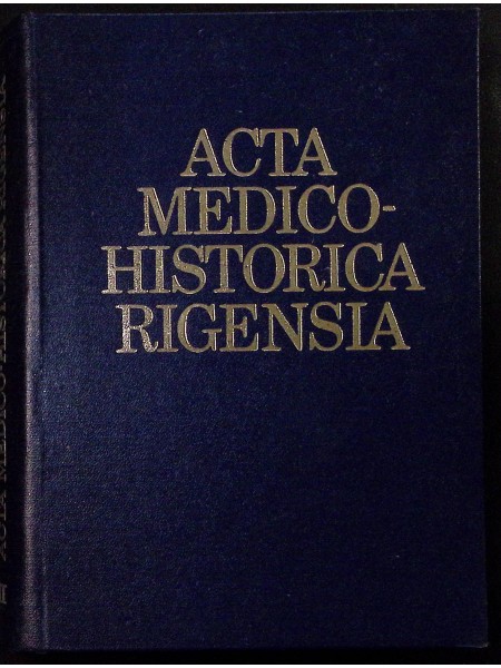 Acta Medico-Historica Rigensia