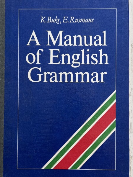 A Manual of English Grammar