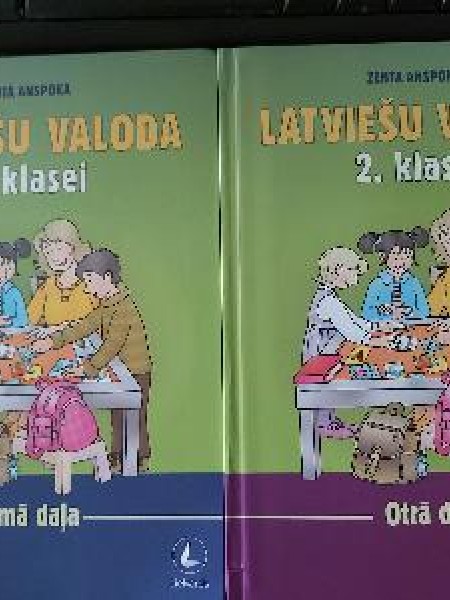 Latviešu valoda 2. klasei 1. un 2. daļa
