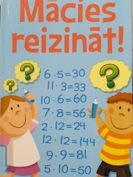 Mācies reizināt! Paslēptas atbildes
