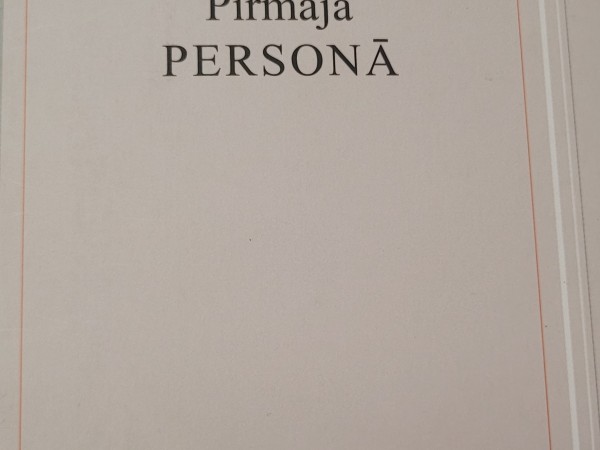 Pirmajā personā