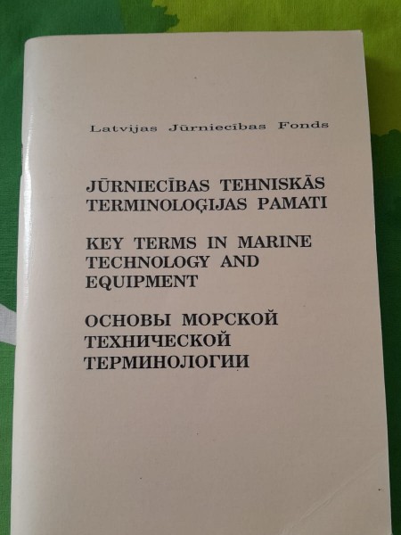 Jūrniecības tehniskās terminoloģijas pamati