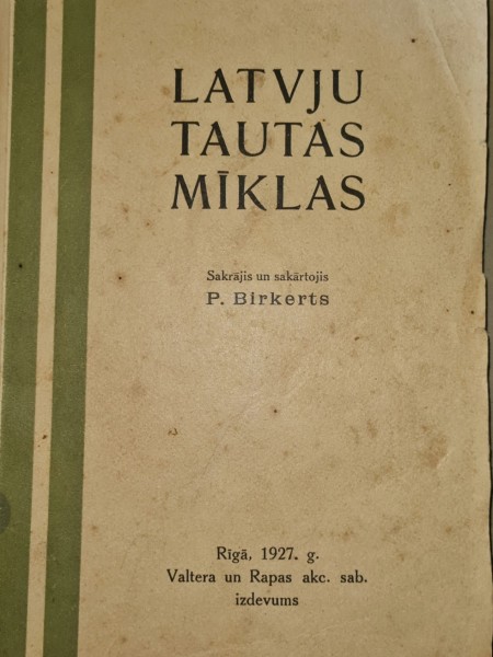 Latvju tautas mīklas