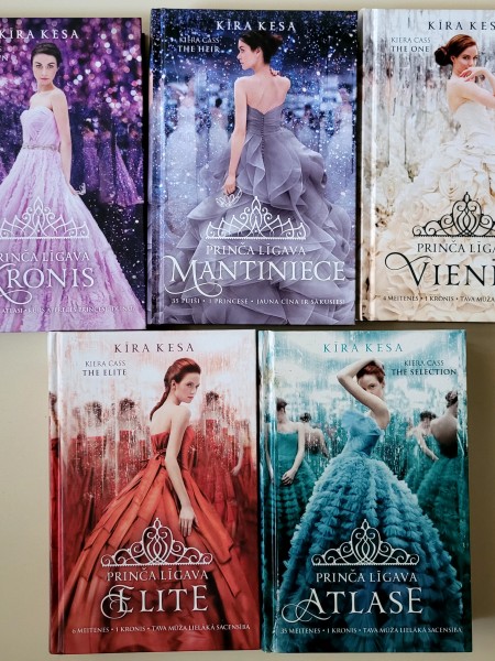 Prinča līgava. Atlase I; Elite II; Vienīgā III; Mantiniece IV; Kronis V