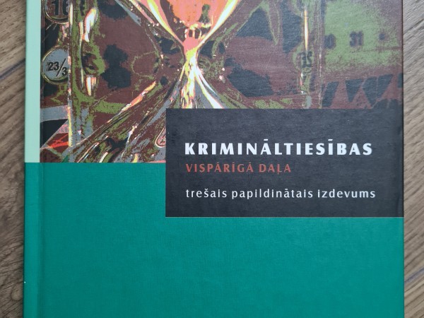 Krimināltiesības.Vispārīgā daļa