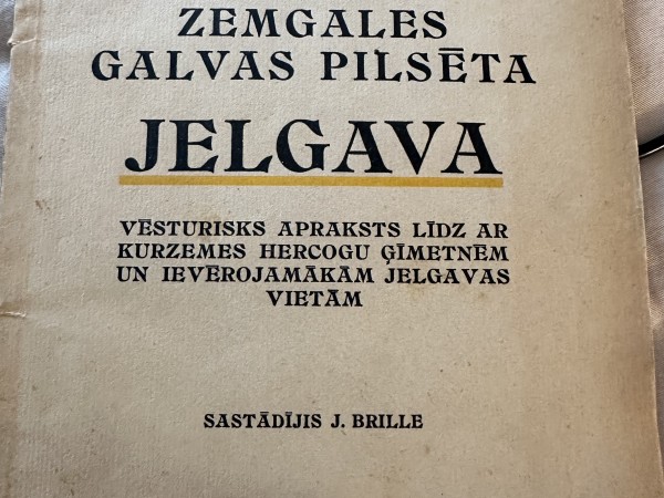 Zemgales galvas pilsēta Jelgava