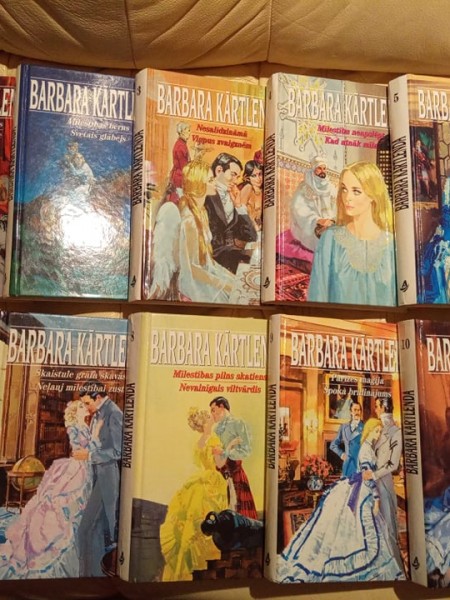 Barbaras Kārtlendas grāmatu komplekts