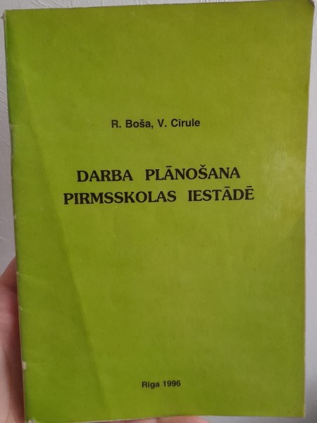 Darba plānošana pirmsskolas iestadē