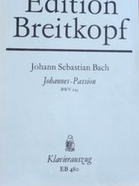 Edition Breitkopf Das Leiden unseres Herrn Jesu Christi