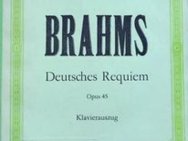 Ein Deutsches Requiem Klavierauszug