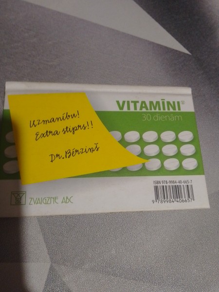 Vitamīni 30 dienām