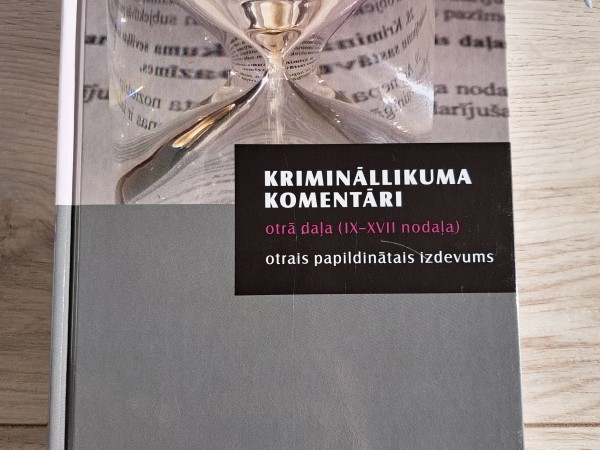 Krimināllikuma komentrāri Otrā daļa (IX-XVII) otrais papildinātais izdevums