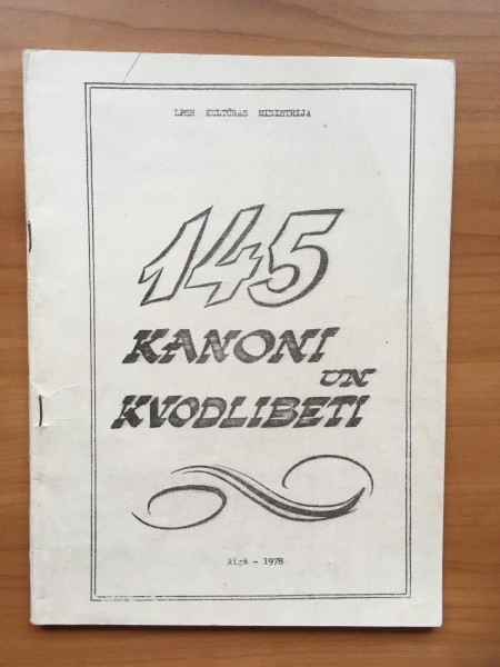 143 kanoni un kvodlibeti