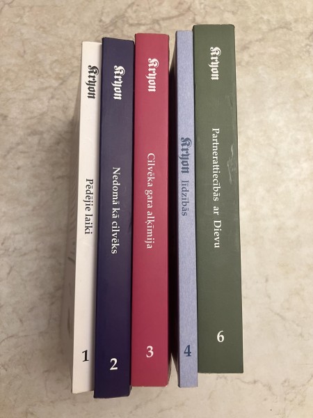 Kryon 5 grāmatas : Pēdējie laiki. Nedomā kā cilvēks. Cilvēka gara alķīmija. Kryon līdzībās. Partnera