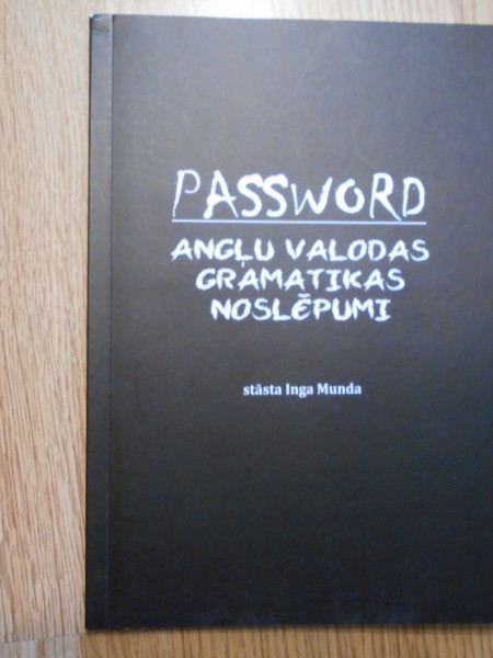 Password. Angļu valodas gramatikas noslēpumi.