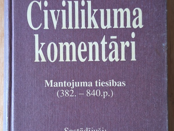 Civillikuma komentāri. Mantojuma tiesības