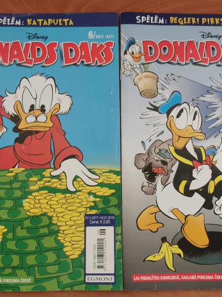 Donalds Daks (2 žurnālu komplekts)