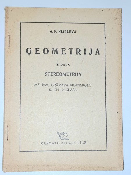 ĢEOMETRIJA steriometrija