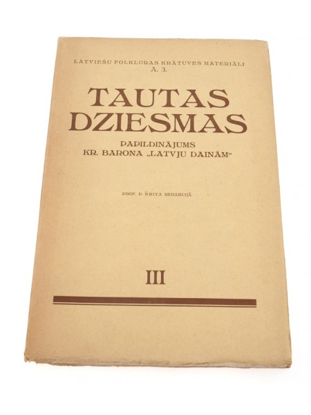 Tautas Dziesmas, Papildinājums Kr.Barona 