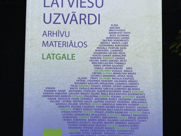 Latviešu uzvārdi arhīvu materiālos. Latgale