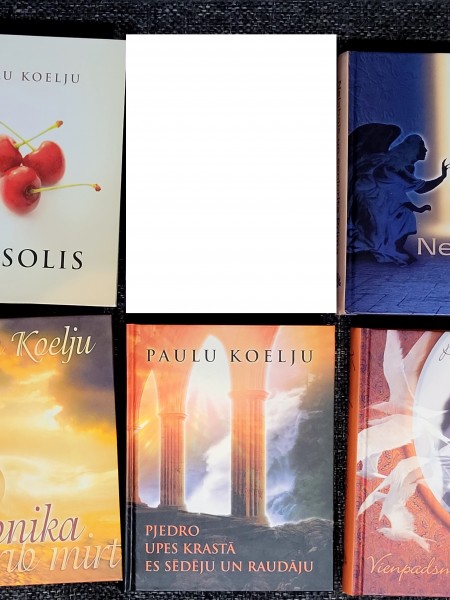 Vienpadsmit minūtes; Veronika grib mirt; Nelabais un senjorita Prima; Sānsolis; Pjedro upes krastā e