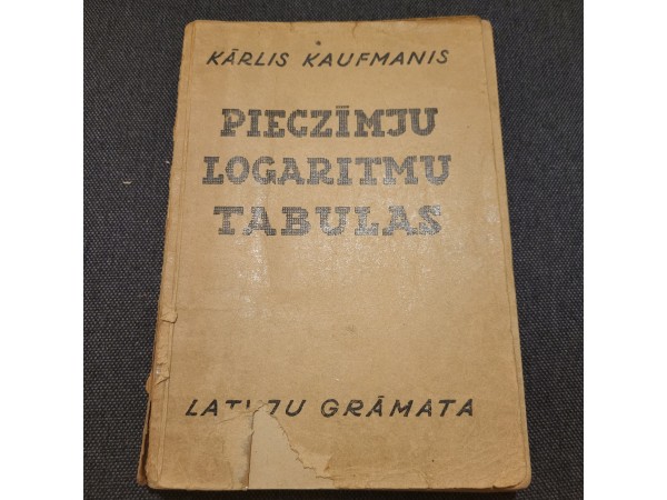 Pieczīmju logaritmu tabulas