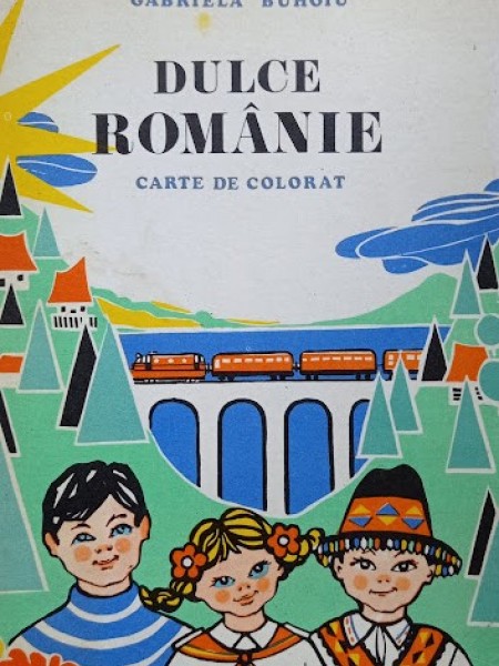 Dulce Romanie. Carte de colorat