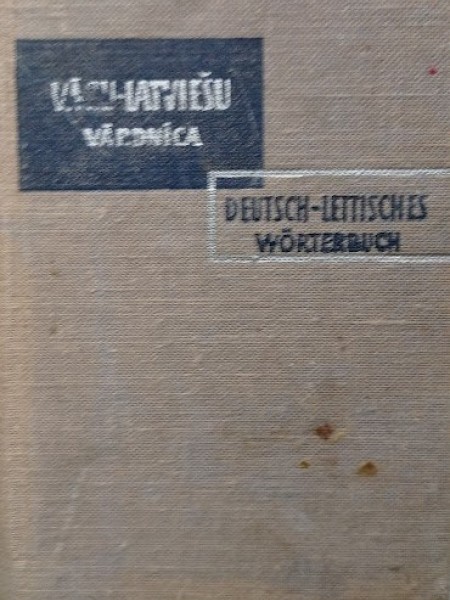 Vācu - latviešu vārdnīca 7000 vārdu