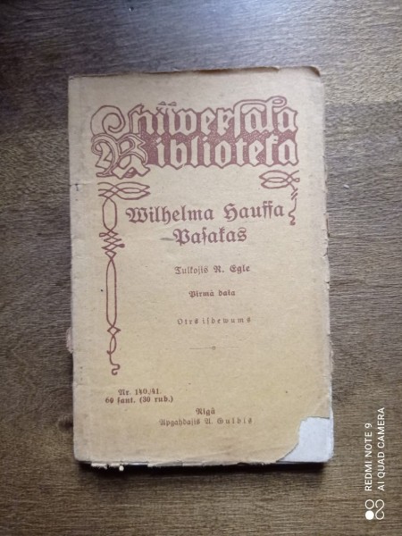 Vilhelma Haufa pasakas 1., 2. daļa