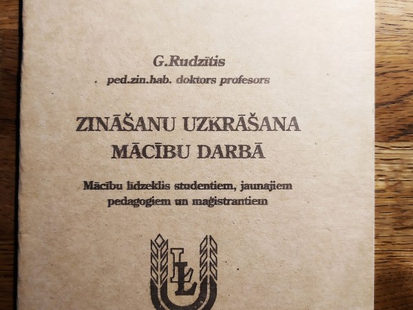 Zināšanu uzkrāšana mācību darbā