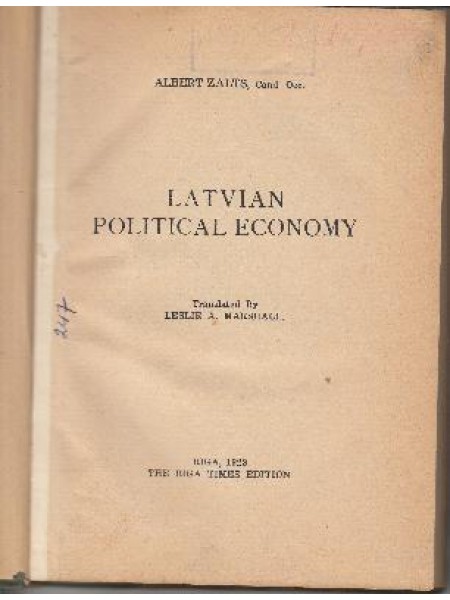 Latvian political economy