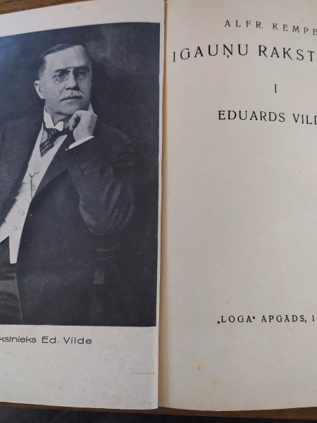 Igauņu rakstnieki. Eduards Vilde