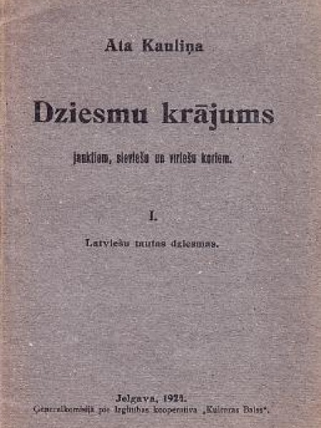 Dziesmu krājums jauktiem, sieviešu un vīriešu koriem