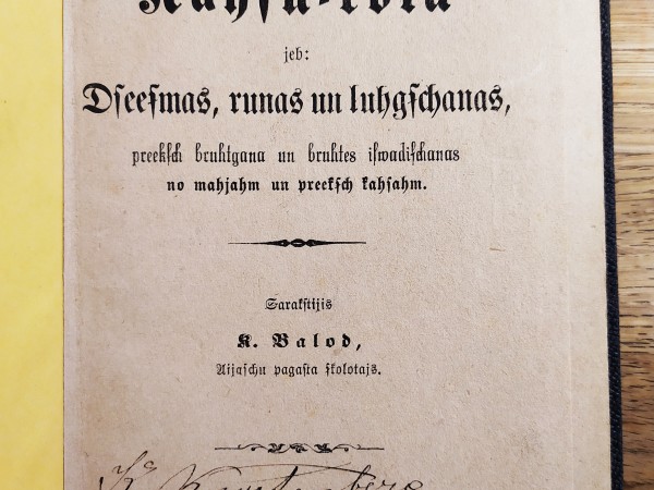 Kāzu rota jeb dziesmas,runas un lūgšanas priekš brūtes izvadīšanas no mājām un priekš kāzām