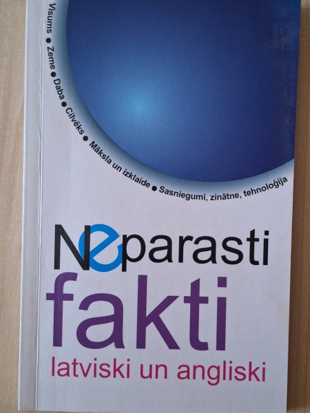 Neparasti fakti latviski un angliski