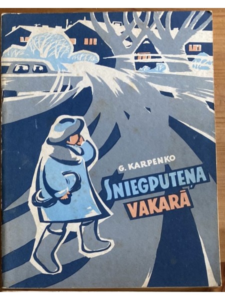 Sniegputeņa vakarā