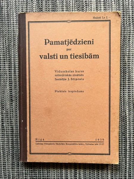 Pamatjēdzieni par valsti un tiesībām