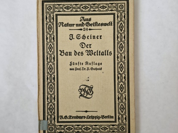 Der Bau des Weltalls (1920.g.)