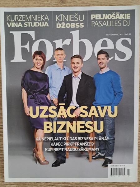 Forbes 09/2012. Uzsāc savu biznesu
