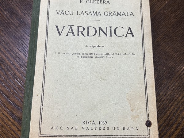 P. Glēzera Vācu lasāmā grāmata
