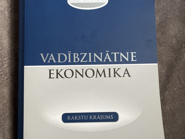 Vadībzinātne Ekonomika Rakstu Krājums