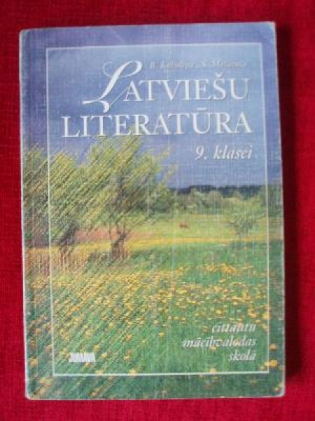 Latviešu literatūra 9. klasei cittautu mācībvalodas skolā