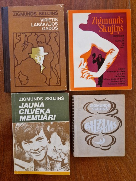 10 Zigmunda Skujiņa grāmatas