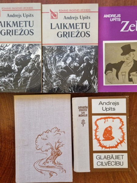 5 Andreja Upīša grāmatas