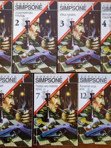 Dorotejas Simpsones detektīvromānu sērija (7 grāmatas)