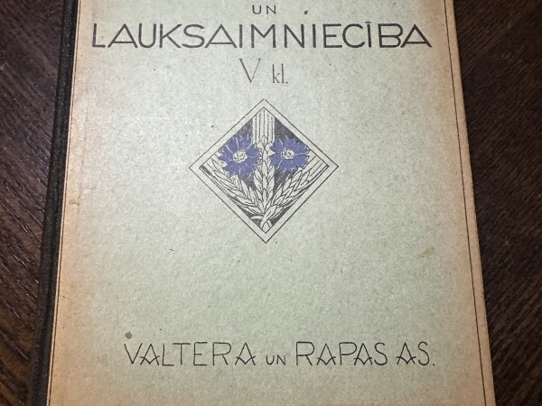 Dabas mācība un lauksaimniecība V.klase