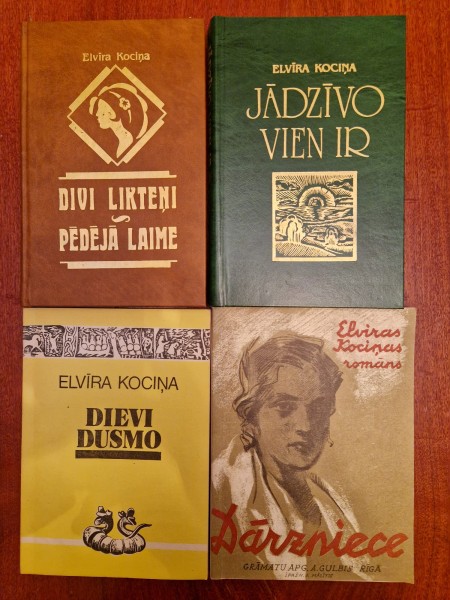 4 Elvīras Kociņas grāmatas