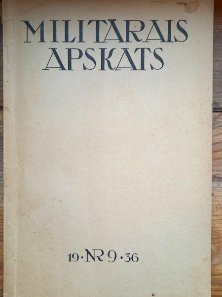 Militārais apskats Nr. 9 (1936. gads)